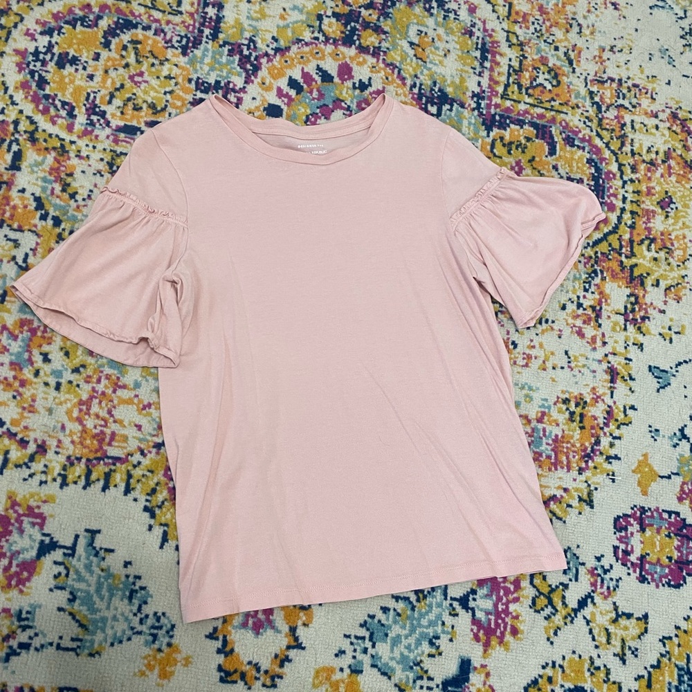 Banana Republic light pink blouse, size small